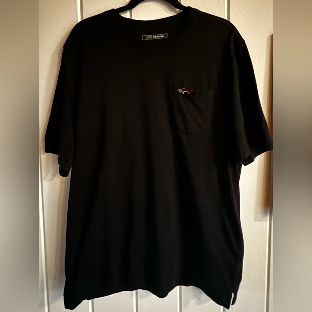 Greg Norman Collection Black Short Sleeve Tee Large